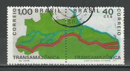 Brasil 1971 Mi 1283-84 O Used - Usati