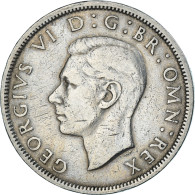 Monnaie, Grande-Bretagne, George VI, 1/2 Crown, 1949, TB+, Cupro-nickel, KM:879 - K. 1/2 Crown