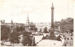 ANGLETERRE - Trafalgar Square - London - Carte Postale Ancienne - Sonstige & Ohne Zuordnung