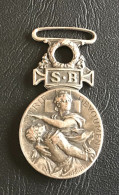 Medaille - Société Française De Secours Aux Blessés Militaires 1864-1866 - Voor 1871