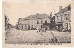 ***  72 ***  MAROLLES LES BRAULTS Place Nationale Et Rue Bonnetable Neuve TTB - Marolles-les-Braults