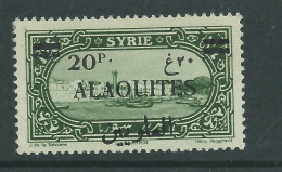 Alaouites  N° 40 X  Partie De Série Timbres De Syrie Surchargés : 20 Pi  Sur 1 Pi 25 Vert Trace De Charnière Sinon TB - Unused Stamps