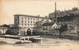 St Aignan * Le Moulin Sur Le Cher , Côté Ouest * Usine Cheminée * Minoterie - Saint Aignan