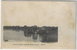 Brazil Mato Grosso 1910s Postcard Photo Boats On The Cuiaba River Unused - Cuiabá