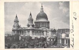 ANGLETERRE - London - St. Pauls Cathedral - Carte Postale Ancienne - Sonstige & Ohne Zuordnung