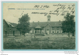 LOVERVAL " Ferme Du Château De M. Le Comte Werner De Mérode " Voyagé Feldpost 1915 - Gerpinnes