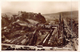 ECOSSE - Edimburgh - The Castle And Princes Street - Carte Postale Ancienne - Autres & Non Classés