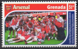 GRENADA 2002 - 1v - MNH - Football - England - Arsenal - Fußball - Fútbol - Futebol - Calcio - Soccer - Clubs Mythiques