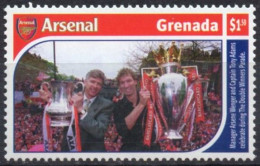 GRENADA 2002 - 1v - MNH - Football - England - Arsenal - Fußball - Fútbol - Futebol - Calcio - Soccer - Clubs Mythiques