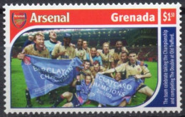 GRENADA 2002 - 1v - MNH - Football - England - Arsenal - Fußball - Fútbol - Futebol - Calcio - Soccer - Clubs Mythiques