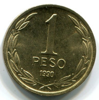 1 PESO 1990 CHILE UNC Moneda #W10958.E - Chili