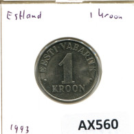 1 KROON 1993 ESTONIA Moneda #AX560.E - Estland