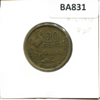 20 FRANCS 1950 B FRANCIA FRANCE Moneda #BA831.E - 20 Francs