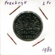 2 FRANCS 1980 FRANCIA FRANCE Moneda Semeuse Moneda #AM610.E - 2 Francs