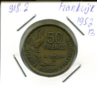 50 FRANCS 1952 B FRANCIA FRANCE Moneda #AN475.E - 50 Francs