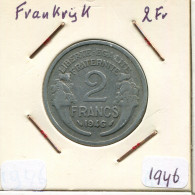 2 FRANCS 1946 FRANCIA FRANCE Moneda #AM599.E - 2 Francs