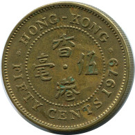 50 CENTS 1979 HONG KONG Moneda #AZ151.E - Hongkong