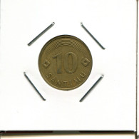 10 SANTIMU 1992 LETONIA LATVIA Moneda #AR671.E - Lettonie