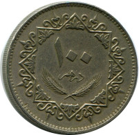 100 DIRHAMS 1979 LIBIA LIBYA Moneda #AR020.E - Libia