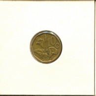 10 CENTS 1991 SUDAFRICA SOUTH AFRICA Moneda #AT137.E - Afrique Du Sud