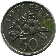 50 CENTS 1984 SINGAPUR SINGAPORE Moneda #AR160.E - Singapur