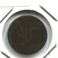 17?? UTRECHT VOC DUIT NEERLANDÉS NETHERLANDS Colonial Moneda #VOC1637.10.E - Indes Néerlandaises