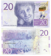 Sweden 20 Kronor 2015 UNC - Suède