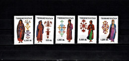 .Turkmenistan. 1999 Traditional Costumes (4 St.).MNH** - Turkmenistan