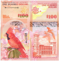 Bermuda 100 Dollars 2009 UNC "Onion" - Bermudas