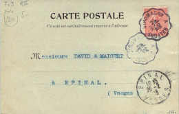 90 Carte Postale Privée Ets Kestner Produits Chimiques à Bellevue Par Giromagny + Convoyeur Giromagny à Belfort - Giromagny