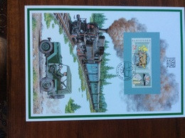 Feuillet Souvenir 2007 NL74 Bureau De Poste Militaire Feldpost Jeep Locomotive Train - Altri & Non Classificati