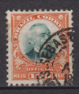 1906 Brasilien  Mi:BR D4, Sn:BR O4, Yt:BR S4, Afonso Augusto Moreira Pena, Dienstmarke - Used Stamps