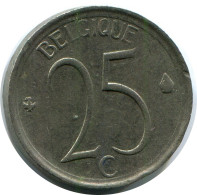 25 CENTIMES 1964 BELGIQUE BELGIUM Pièce #AH834.1.F - 25 Cents