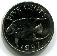 5 CENT 1997 BERMUDES BERMUDA Pièce UNC #W11322.F - Bermuda