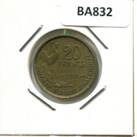 20 FRANCS 1951 FRANCE Pièce Française #BA832.F - 20 Francs