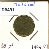 10 PFENNIG 1994 A BRD ALLEMAGNE Pièce GERMANY #DB491.F - 10 Pfennig