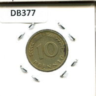 10 PFENNIG 1966 G BRD ALLEMAGNE Pièce GERMANY #DB377.F - 10 Pfennig