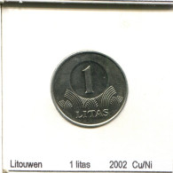 1 LITAS 2002 LITUANIE LITHUANIA Pièce #AS699.F - Lituanie