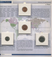 OMAN 1975-1999 Pièce SET 5. 10. 25. 50 BAIZA UNC #SET1168.5.F - Oman