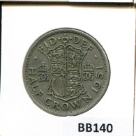 HALF CROWN 1951 UK GRANDE-BRETAGNE GREAT BRITAIN Pièce #BB140.F - K. 1/2 Crown