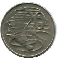 20 CENTS 1966 AUSTRALIA Coin #AZ156.U - 20 Cents