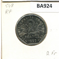 2 FRANCS 1993 FRANCE Coin French Coin #BA924 - 2 Francs