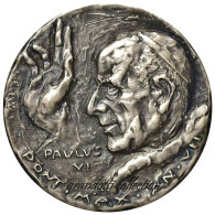 PAPA PAOLO VI° HUMANAE VITAE 1969 MEDAGLIA ARGENTO ANNUALE ANNO VII - Monarquía/ Nobleza