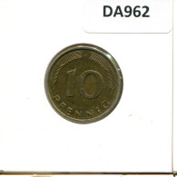 10 PFENNIG 1992 J WEST & UNIFIED GERMANY Coin #DA962.U - 10 Pfennig