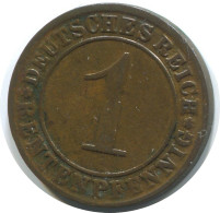 1 RENTENPFENNIG 1924 F GERMANY Coin #AE192.U - 1 Rentenpfennig & 1 Reichspfennig