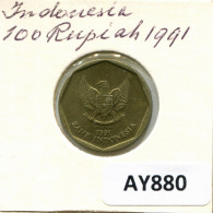 100 RUPIAH 1991 INDONESIA Coin #AY880.U - Indonésie