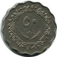 50 DIRHAMS 1979 LIBYA Islamic Coin #AP533.U - Libyen