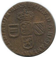 1 LIARD 1710 SPANISH NETHERLANDS Namur PHILIP V Coin #AE733.16.U - …-1795 : Former Period