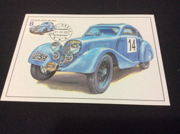 2020 : Carte Maximum Card Voiture Aero 750 Sport Coupé Racing  Car 1934 - FDC