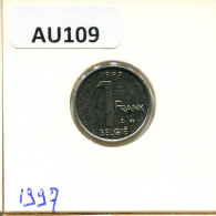 1 FRANC 1997 DUTCH Text BELGIUM Coin #AU109.U - 1 Frank